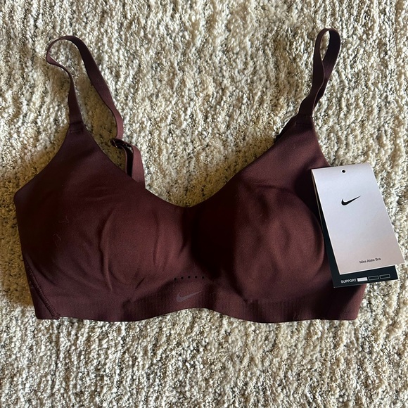 Nike Alate Bra in Brown - Picture 1 of 3